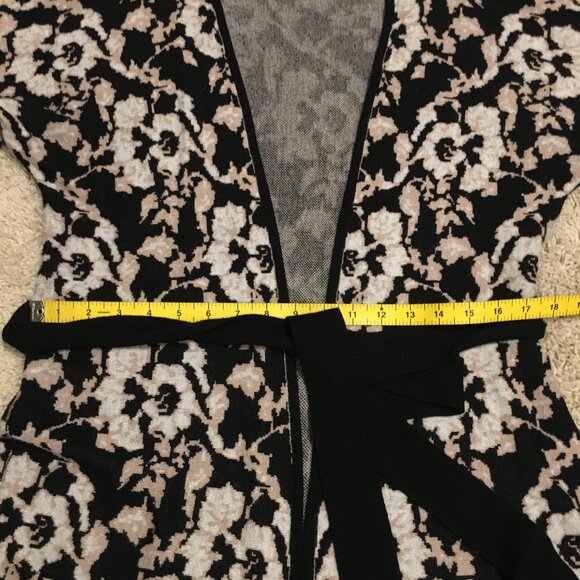 Vintage RW&CO. Floral Kimono Mini Sweater Robe - Picture 11 of 15